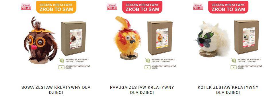 zestawy kratywne